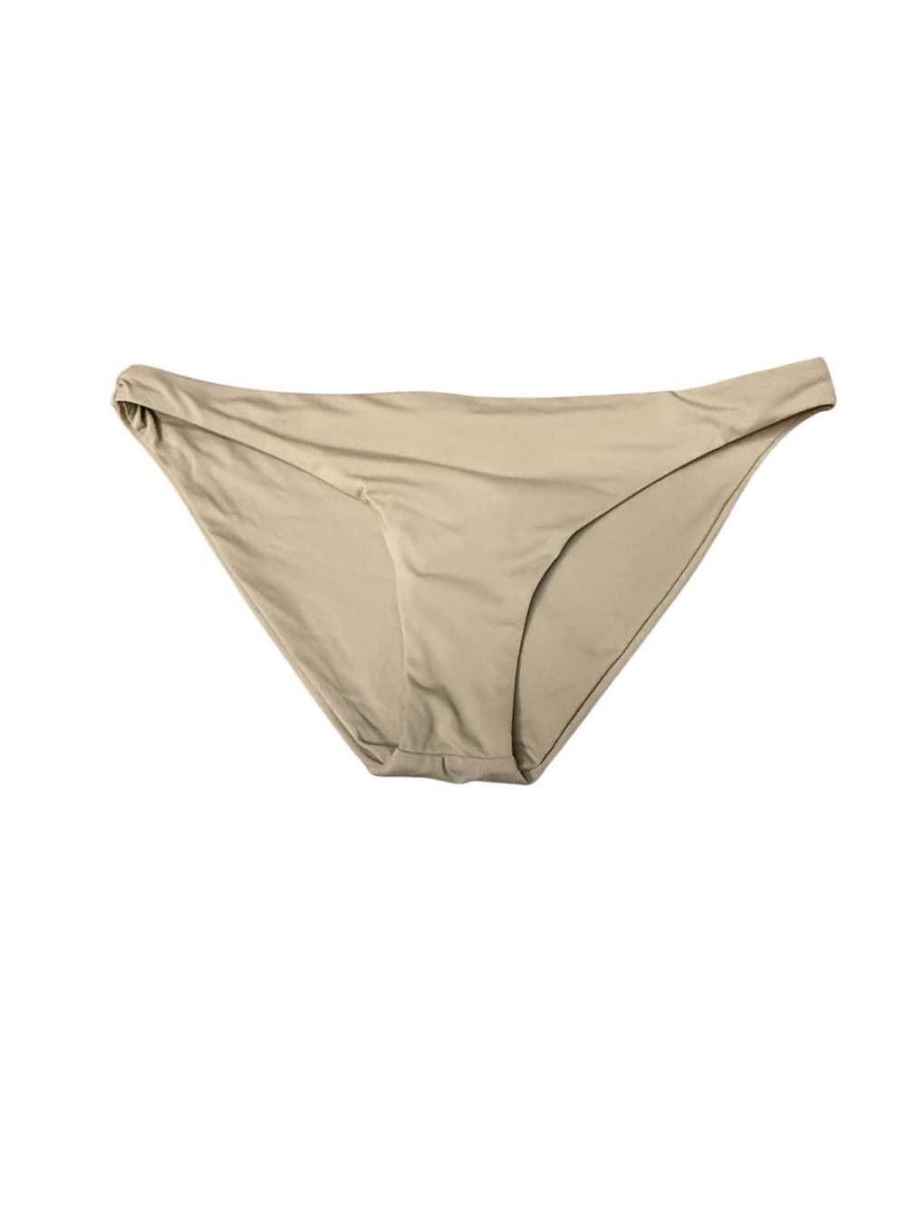 O'Neill Women's Solid Cheeky Coverage Bikini Bottom Beige Size S